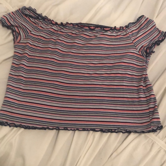 American Eagle Soft & Sexy off the shoulder tee - Picture 2 of 2